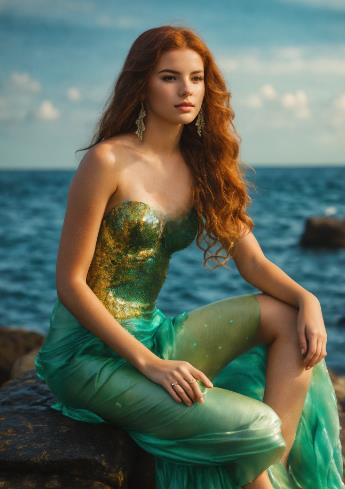 Modern Mermaid Aesthetic Lost at Sea Dress to Impress Outfit Ideas