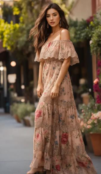 Boho Chic: Free-Spirited Flair Fav Aesthetic Dress to Impress Outfit Ideas