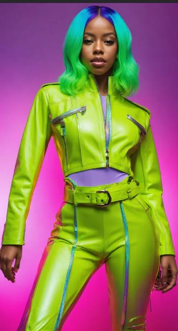 Neon Color Blocking Statements Electric Look Dress to Impress