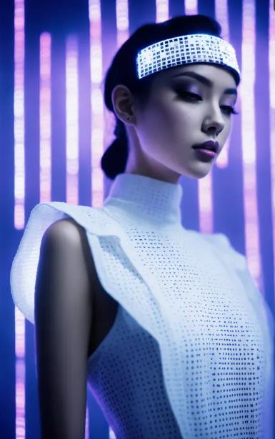 LED-lit Accessory Ensembles Electric Look Dress to Impress