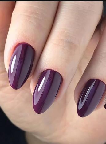 Plum Nails