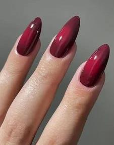 Cherry Aura Nails cherry red nails