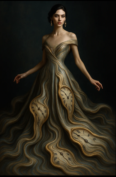 Statement vs. Whisper surrealism dress to impress