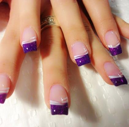 Reverse French Manicure