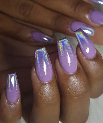 Chrome Ombre Effect