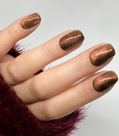 Velvet Texture Nails