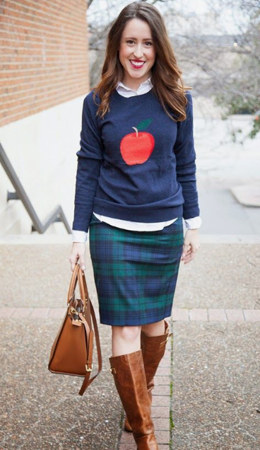 Skirt and Sweater Combinations