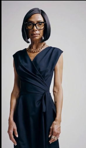 Satin Bias-Cut Midi with Sculptural Jewelry