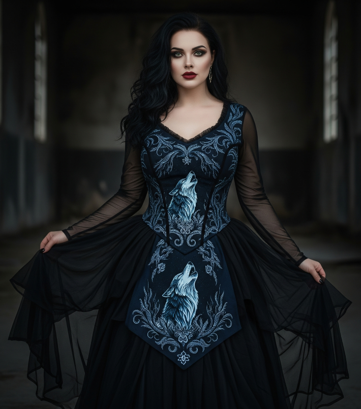 Gothic Darkness Wolf