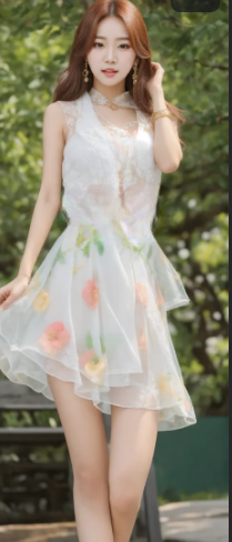 Tulle Skirt with Crop Top