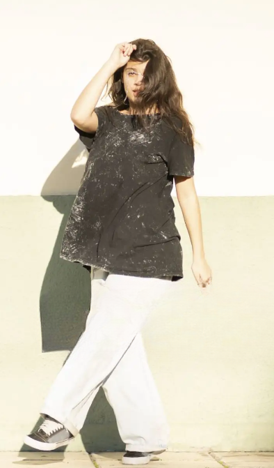 Vintage Band Tee + Linen Trousers + Canvas Sneakers VSCO Dress