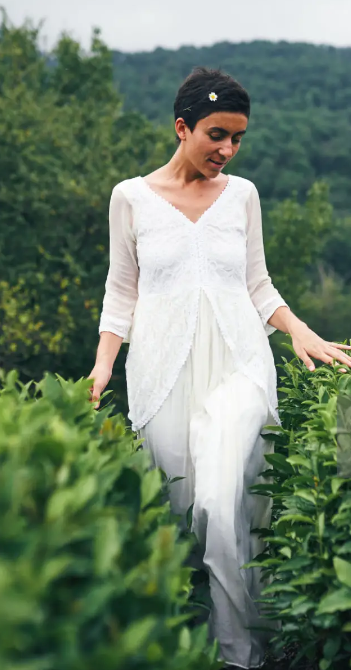 Romantic Floral Sundress and Cowboy Boots farm life dress