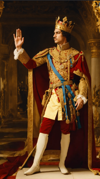 The Commanding Henry VIII Royal Ensemble tudor dress