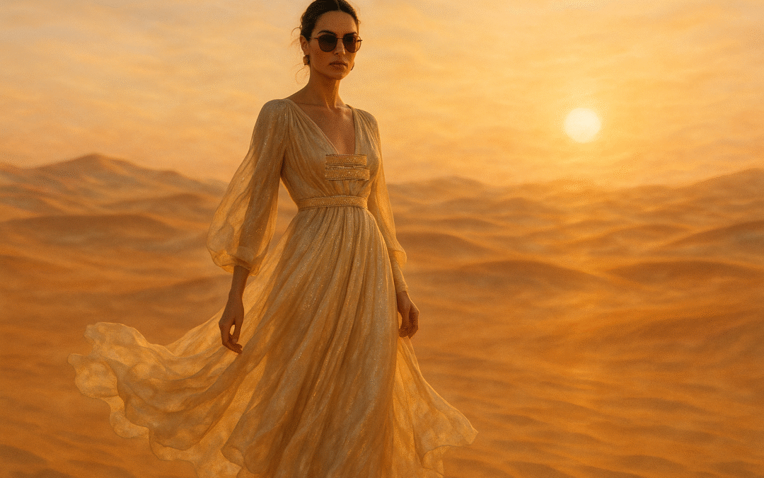Dunes to Dinner: Master the Desert Mirage Dress to Impress Look