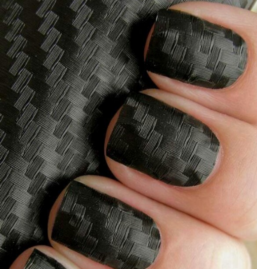 Dark Chrome Nails