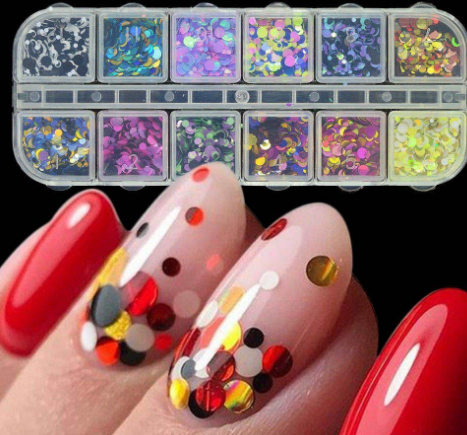 Scattered Micro-Sequins
