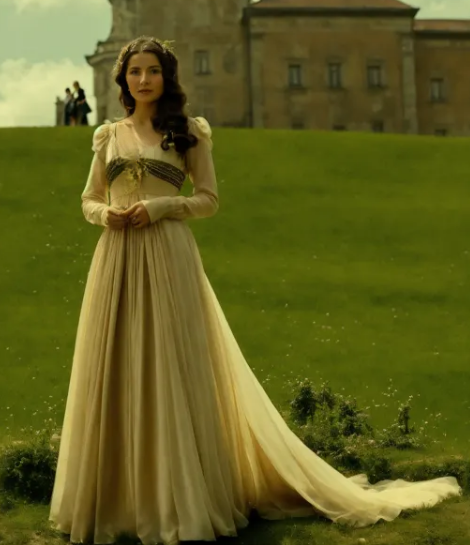 The Tragic Anne Boleyn French-Inspired Gown tudor dress