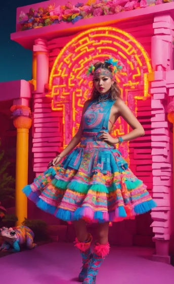 The Retro Gaming Virtuoso Nerdy Dress