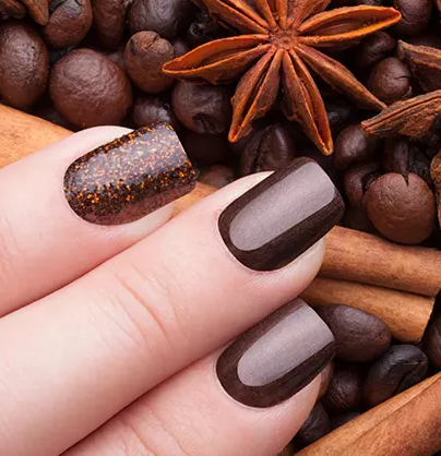 Cinnamon Dust november nails