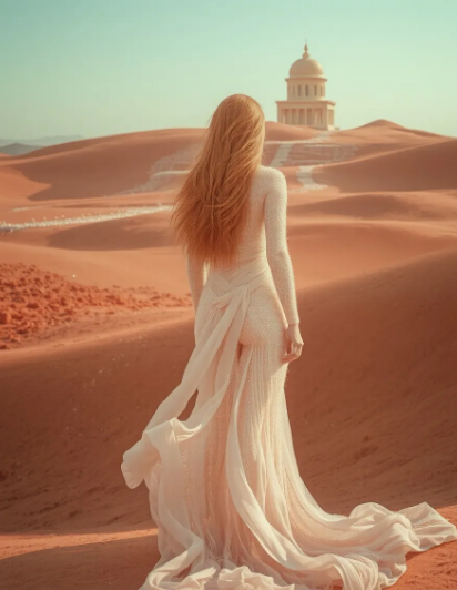 Color Palette: Drawing from the Landscape desert mirage dress to impress