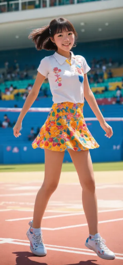 Color-Block Tennis Dress with Asymmetrical Hem Tennis Match Dress to Impress Outfit Ideas