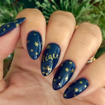 Midnight Navy november nails