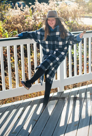 Cozy Plaid Flannel and Distressed Jeans farm life dress