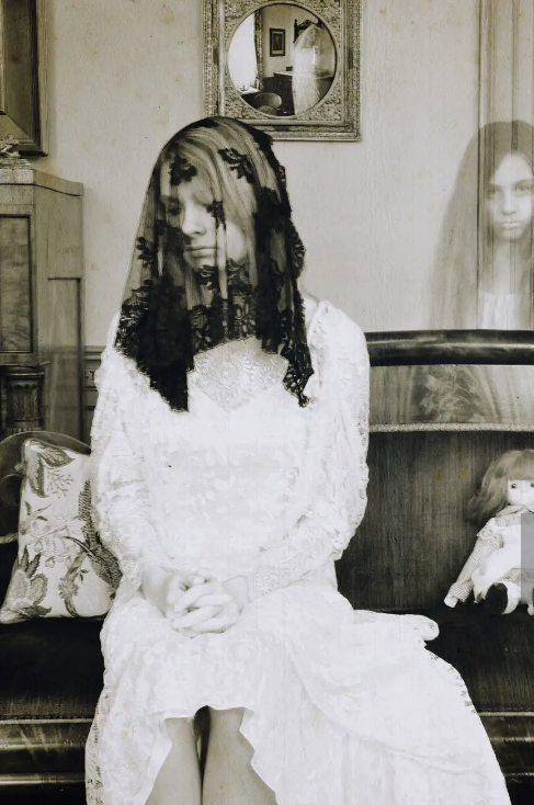 Haunting Lace Apparition Phantoms Dress to Impress