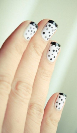 Polka Dot French Border