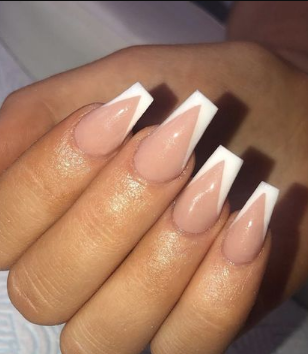 V-Shaped French Tips