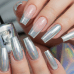 25 Silver French Tip Nails to Bookmark for 2025 Style Inspo
