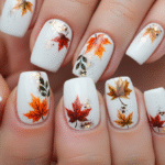 23 Dreamy White Fall Nails Designs That Will Own 2025