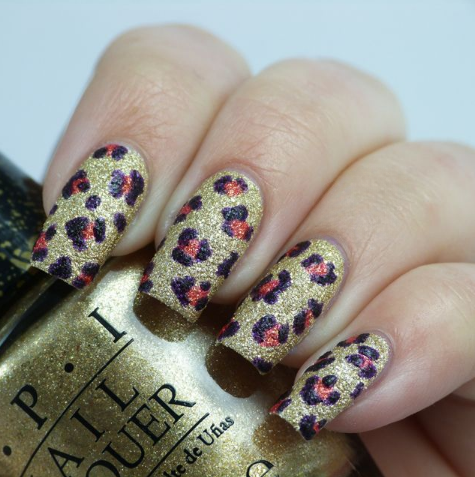 Textured Leopard Using Velvet Powder