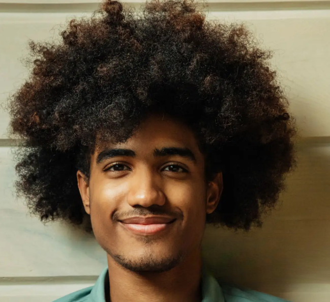 Low Temp Fade with Thick Medium Curls
