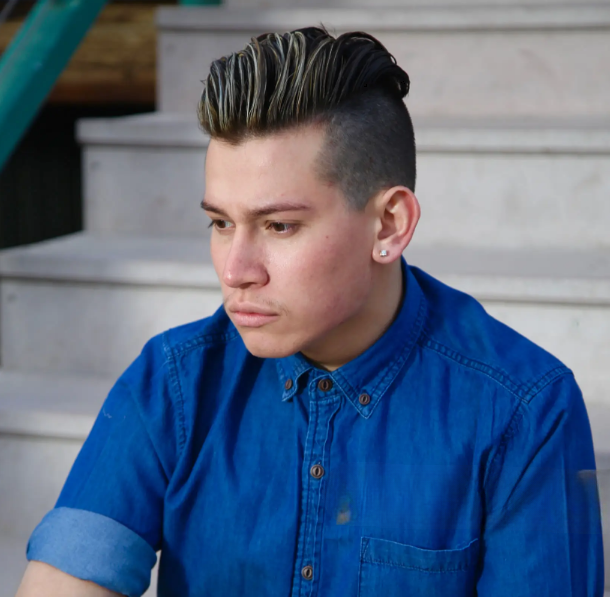 Edgy Part with High Fade