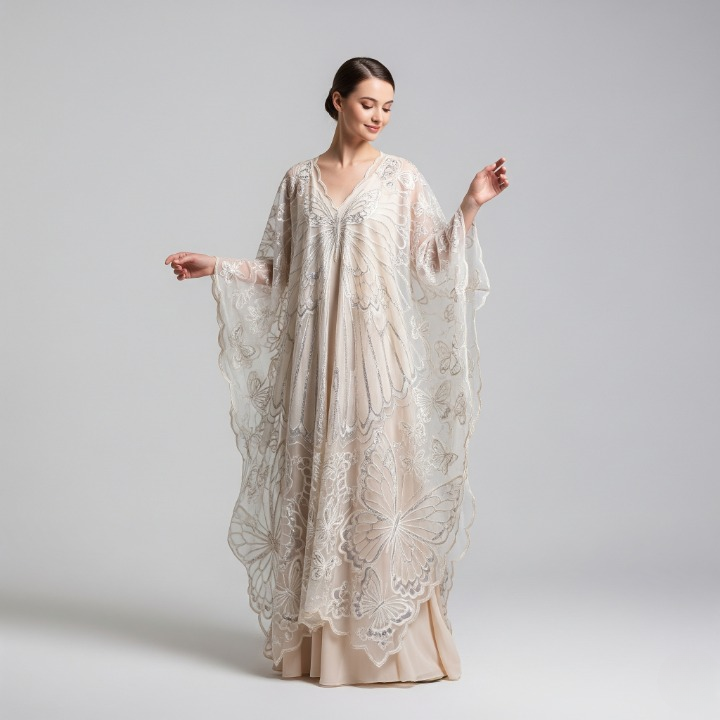 The Gossamer Wing Sleeve Dress Like a Butterfly
