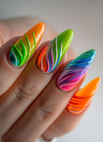 Swirl and Abstract Florals
