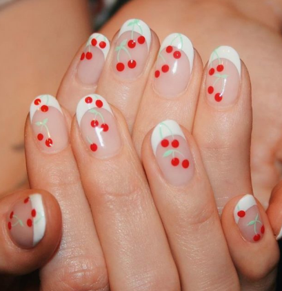 Cherry Red Evolution summer nails