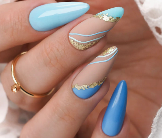 Blue & Gold Combination