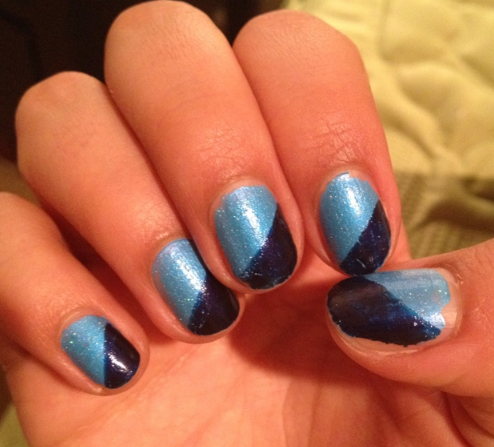 Light & Dark Blue Contrast