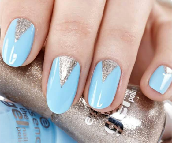 Blue & Silver Metallic Mix