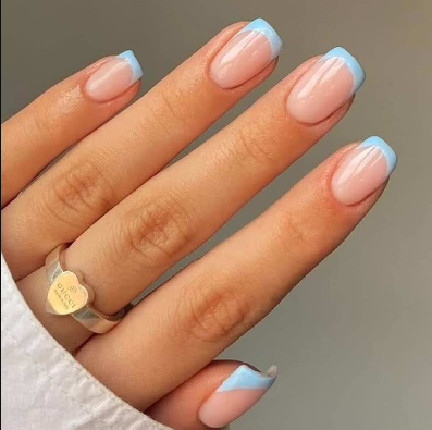 Reverse French Tips Reverse French Tips