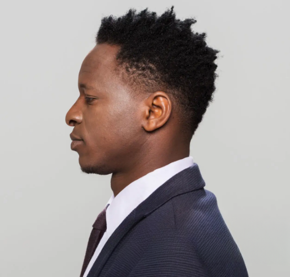 Taper Fade fade haircut black man