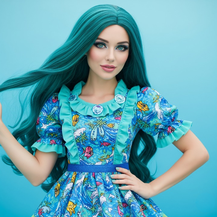 Lagoona Blue's Aquatic Surf Style Monster High School Dress