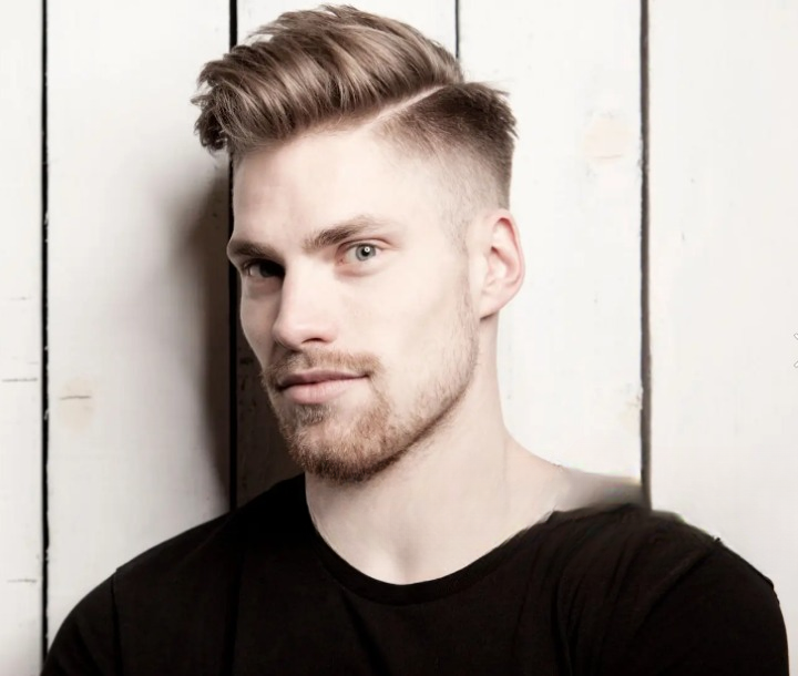 Textured Quiff Low-Maintenance Men’s Haircuts