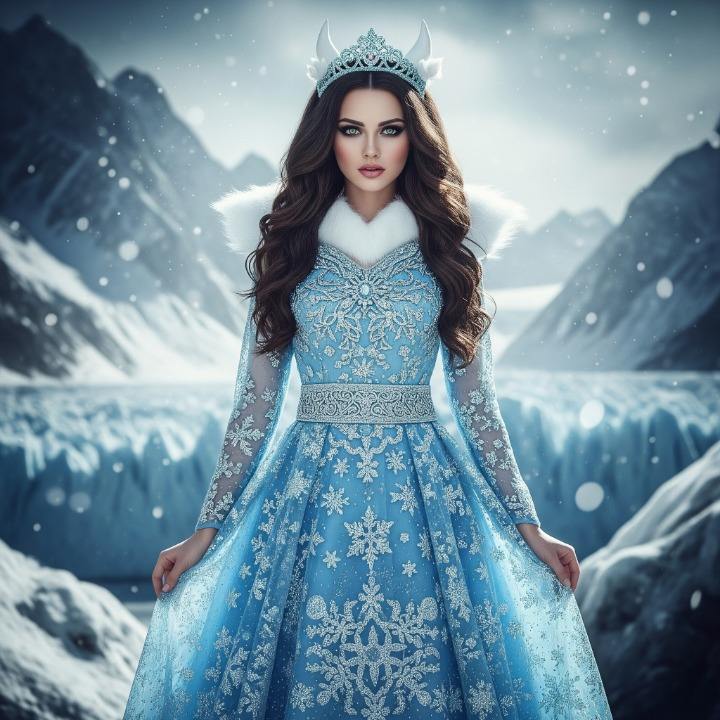 Abbey Bominable's Arctic Elegance Monster High School Dress