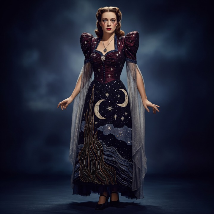 Nyctophobia: Midnight Radiance Fear Dress