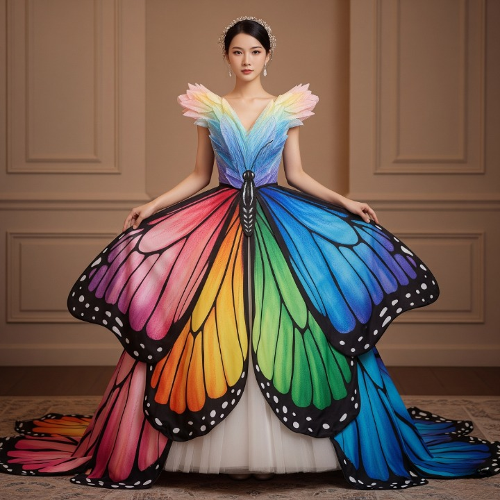 The Reversible Metamorphosis Dress Like a Butterfly
