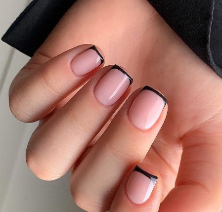 Micro French Tips short nails