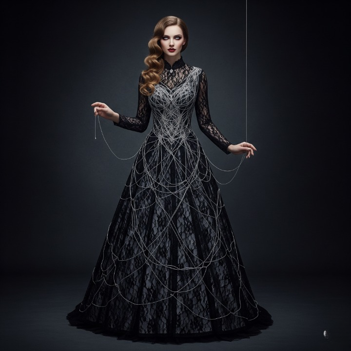 The Puppeteer: String Theory Chic Creepypasta Dress